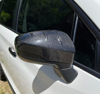 Carbon Fiber Mirror Caps - 19'+ Ascent, 17-20' Impreza, 18-19' Outback, and 18-19' Legacy