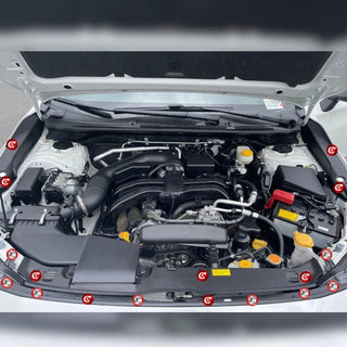 Engine Dress-up Clips for 18' + Crosstrek (17 pc Complete Kit)