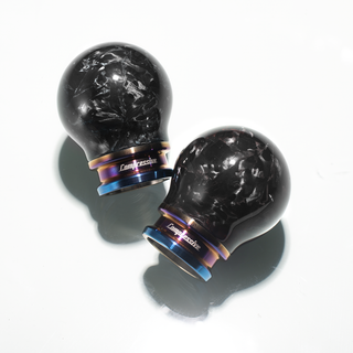 Limited Edition Forged Carbon Shift Knob - (Weighted) Titanium Finish